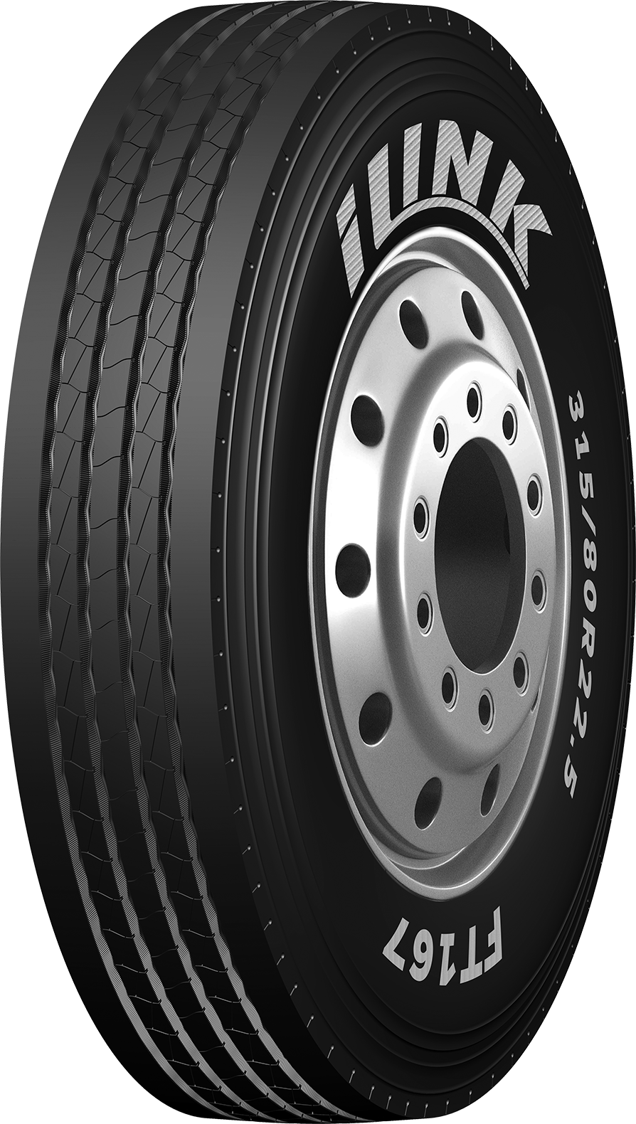 295/80R22.5 152/149 M FT167 (Steer/Trailer)